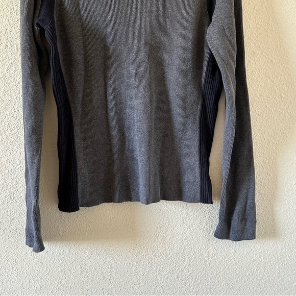 VTG Tommy Hilfiger Women’s Knit Sweater Large Blue Gray 90d y2k Pullover - Picture 8 of 9